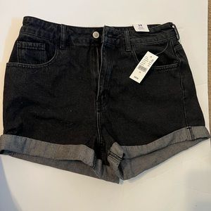 Pacsun black jean shorts